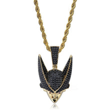 Load image into Gallery viewer, Micro Paved AAA CZ Zircon Dragon Ball Cartoon Characters Supper Saiyan Pendant Necklace Men Hip Hop Bling Ice Out Rapper Jewelry