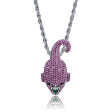 Load image into Gallery viewer, Micro Paved AAA CZ Zircon Dragon Ball Cartoon Characters Supper Saiyan Pendant Necklace Men Hip Hop Bling Ice Out Rapper Jewelry