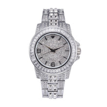 Load image into Gallery viewer, Hip Hop Micro Paved AAA Cubic Zirconia Bling Iced Out Men Gold Bracelet Watch Band Link Chain Bracelets Bangles for Men Jewelry