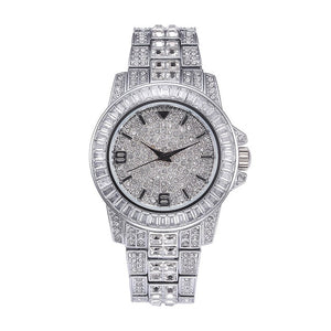 Hip Hop Micro Paved AAA Cubic Zirconia Bling Iced Out Men Gold Bracelet Watch Band Link Chain Bracelets Bangles for Men Jewelry