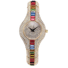 Load image into Gallery viewer, Hip Hop Micro Paved AAA CZ Stone Bling Iced Out Men Gold Bracelet Watch Band Link Chain Bracelets Bangles for Men Rapper Jewelry