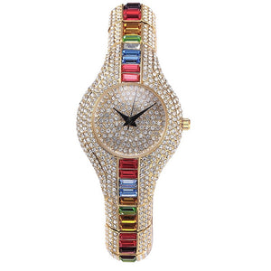 Hip Hop Micro Paved AAA CZ Stone Bling Iced Out Men Gold Bracelet Watch Band Link Chain Bracelets Bangles for Men Rapper Jewelry