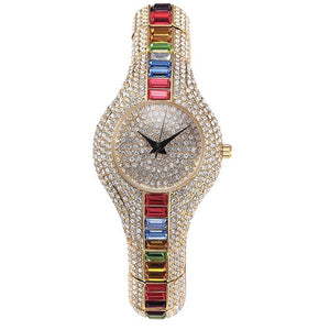 Hip Hop Micro Paved AAA CZ Stone Bling Iced Out Men Gold Bracelet Watch Band Link Chain Bracelets Bangles for Men Rapper Jewelry