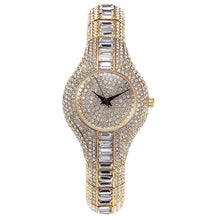 Load image into Gallery viewer, Hip Hop Micro Paved AAA CZ Stone Bling Iced Out Men Gold Bracelet Watch Band Link Chain Bracelets Bangles for Men Rapper Jewelry