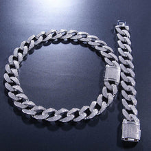 Load image into Gallery viewer, Micro Paved AAA+ Cubic Zirconia Round Miami Cuban Link Chain Bracelet For Men Hip Hop Bling Iced Out CZ Rapper Bracelets Jewelry